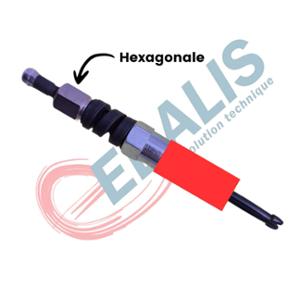 AGRAPHE A VIS HEX Ø3,2 CAP 0-15 S41