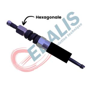 AGRAPHE A VIS HEX Ø2,4 CAP 0-15 S41