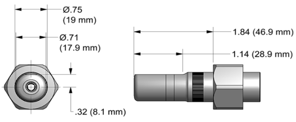 NEZ DE POSE LGP Ø4.8mm (Ø3/16'')