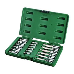 ASSORTIMENT 18PCS EMBOUTS TORX 1/4'' 1/2''