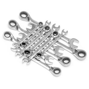 JEU 12 CLES MIXTES CLIQUET REVERSIBLES 8-19MM
