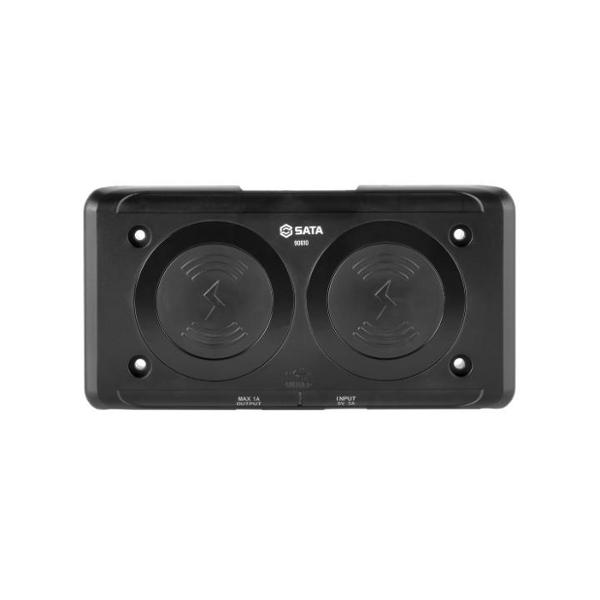 CHARGEUR INDUCTION DOUBLE 10W USB C
