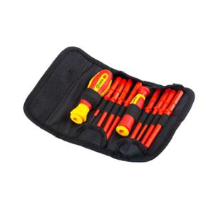 Kit 10 pièces tournevis isolé VDE